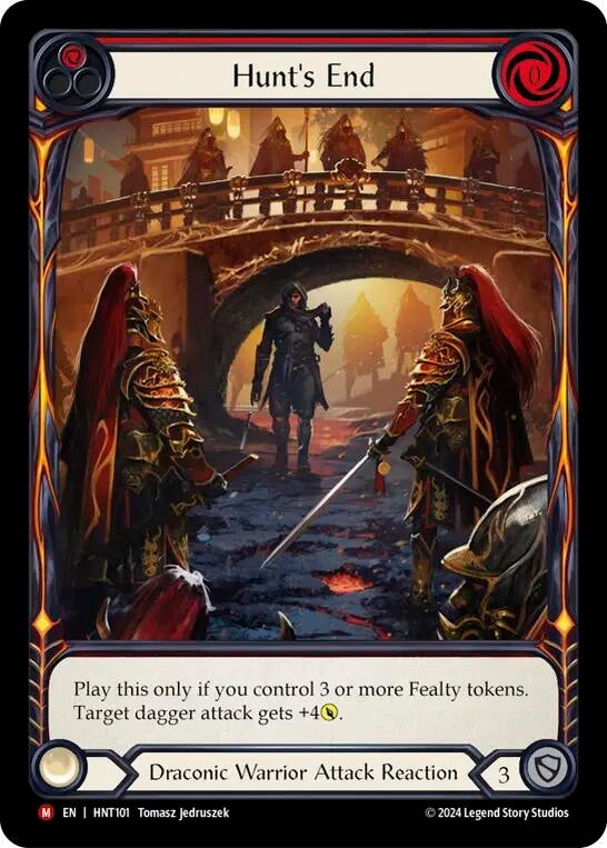 Image for Hunt's End (Extended Art) (The Hunted) (HNT101) - Flesh and Blood TCG