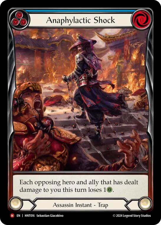 Image for Anaphylactic Shock (Extended Art) (The Hunted) (HNT016) - Flesh and Blood TCG