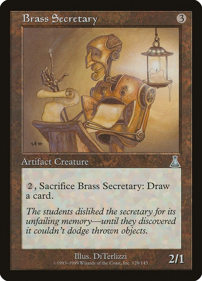 Image for Brass Secretary (Urza's Destiny) (128) - Magic: The Gathering