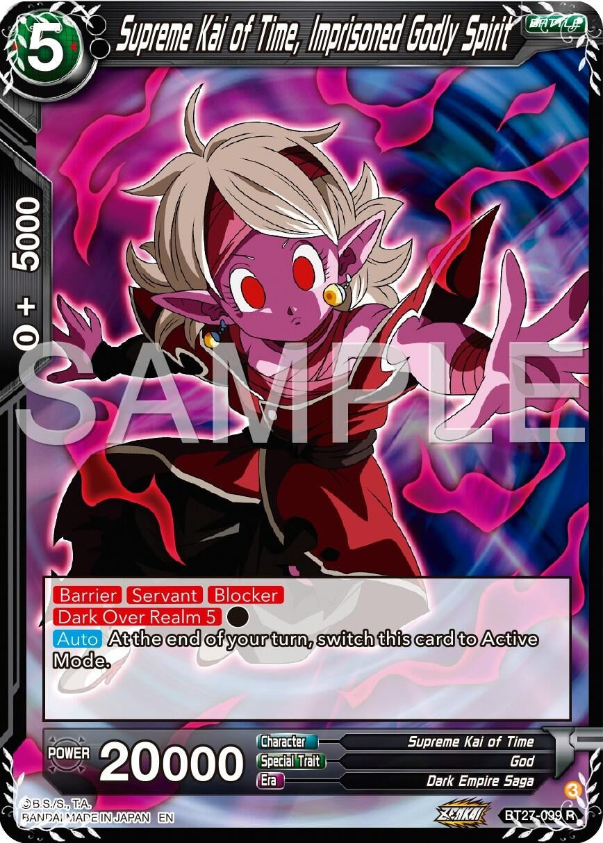 Image for Supreme Kai of Time, Imprisoned Godly Spirit (History of Z) (BT27-099) - Dragon Ball Super: Masters