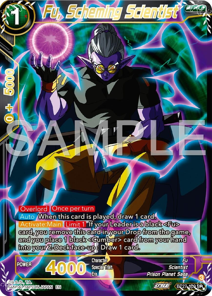 Image for Fu, Scheming Scientist (History of Z) (BT27-109) - Dragon Ball Super: Masters