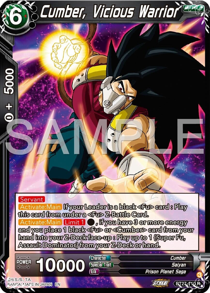 Image for Cumber, Vicious Warrior (History of Z) (BT27-110) - Dragon Ball Super: Masters