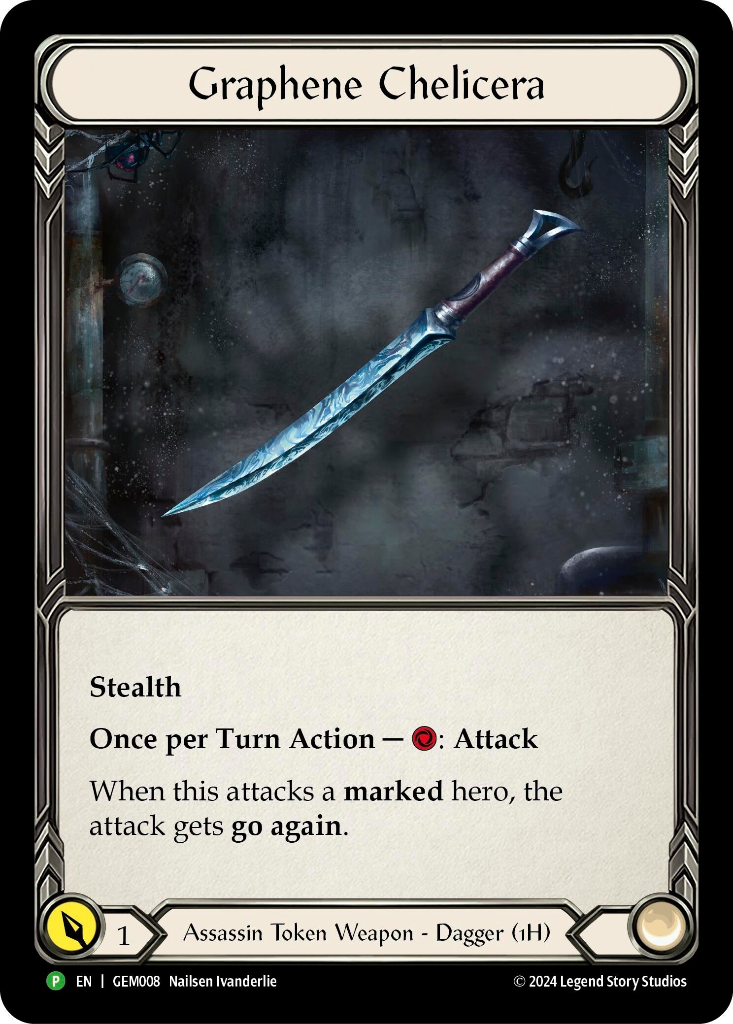 Image for Graphene Chelicera - GEM008 (GEM Pack 1) (GEM008) - Flesh and Blood TCG