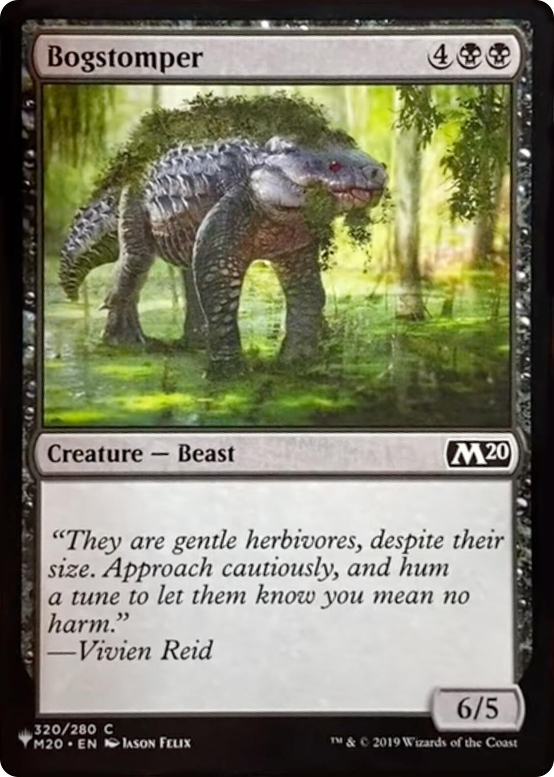 Image for Bogstomper (The List Reprints) (320/280) - Magic: The Gathering