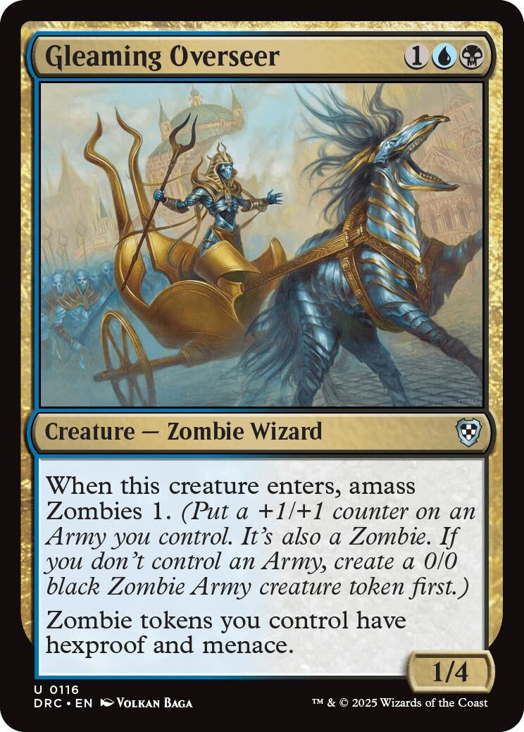 Image for Gleaming Overseer (Commander: Aetherdrift) (116) - Magic: The Gathering