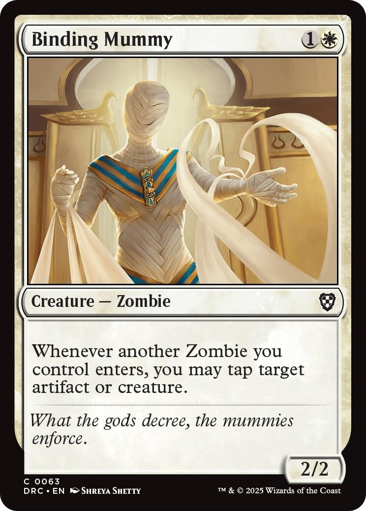 Image for Binding Mummy (Commander: Aetherdrift) (63) - Magic: The Gathering