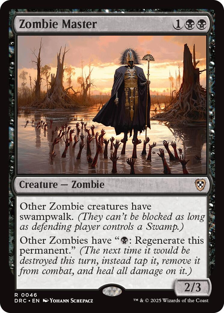 Image for Zombie Master (Commander: Aetherdrift) (46) - Magic: The Gathering