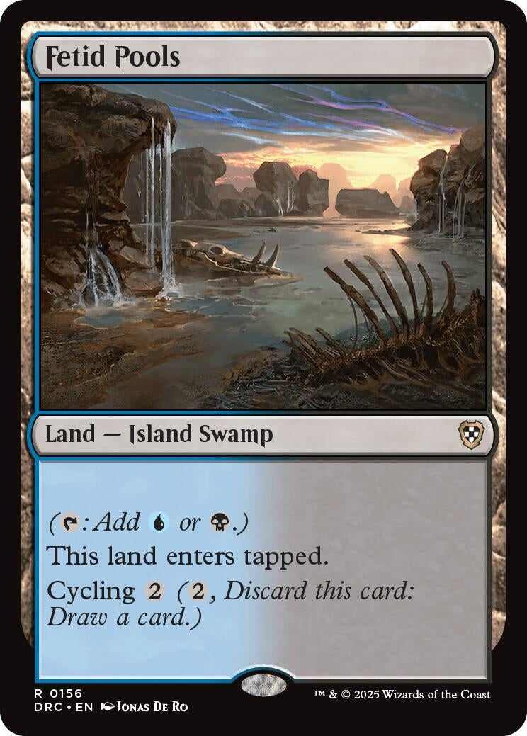 Image for Fetid Pools (Commander: Aetherdrift) (156) - Magic: The Gathering
