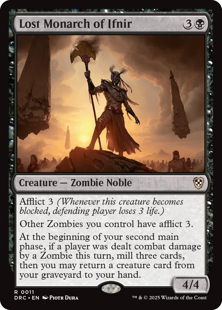 Image for Lost Monarch of Ifnir (Commander: Aetherdrift) (11) - Magic: The Gathering