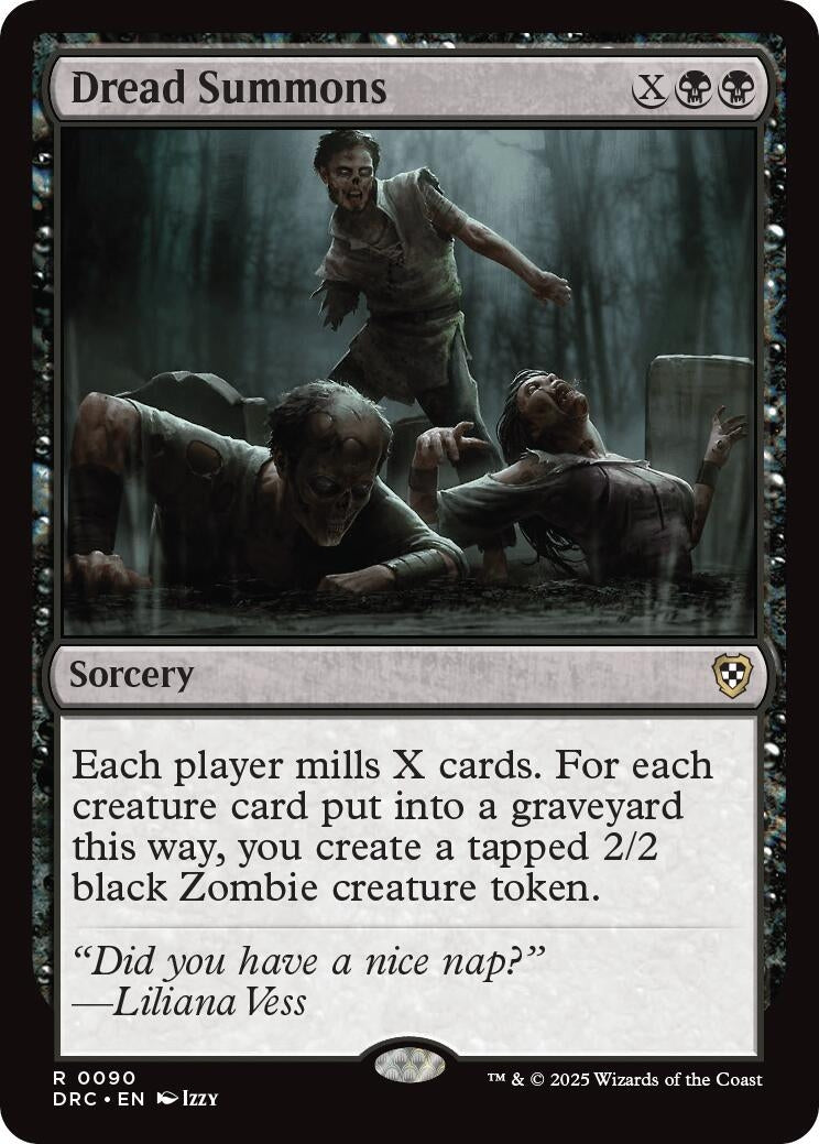 Image for Dread Summons (Commander: Aetherdrift) (90) - Magic: The Gathering