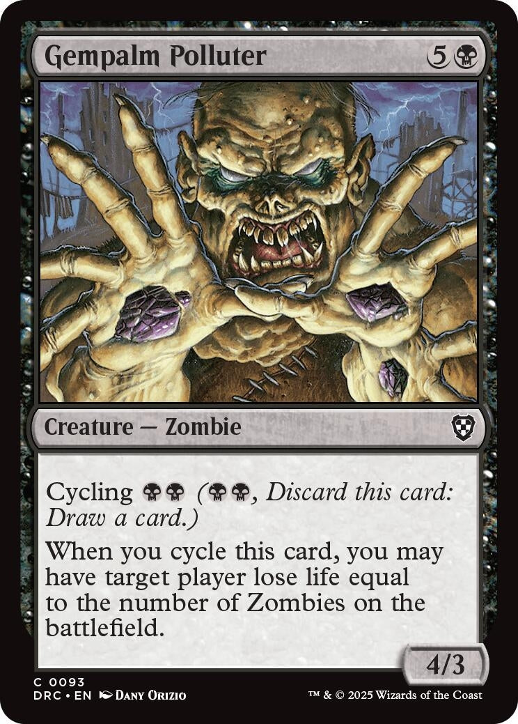 Image for Gempalm Polluter (Commander: Aetherdrift) (93) - Magic: The Gathering