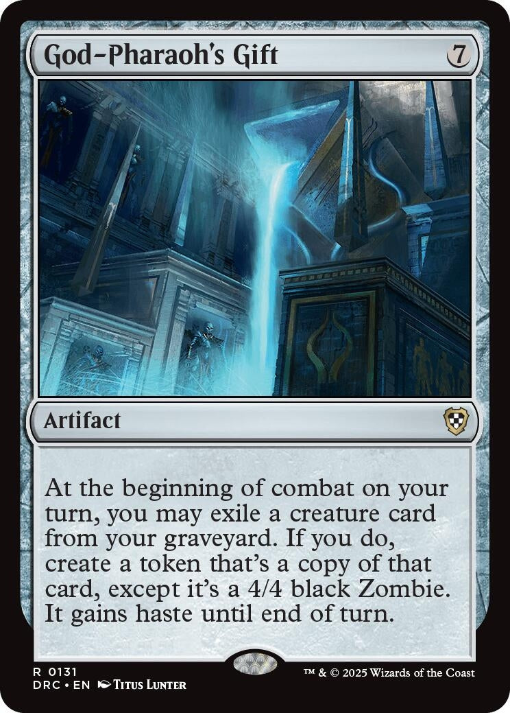 Image for God-Pharaoh's Gift (Commander: Aetherdrift) (131) - Magic: The Gathering