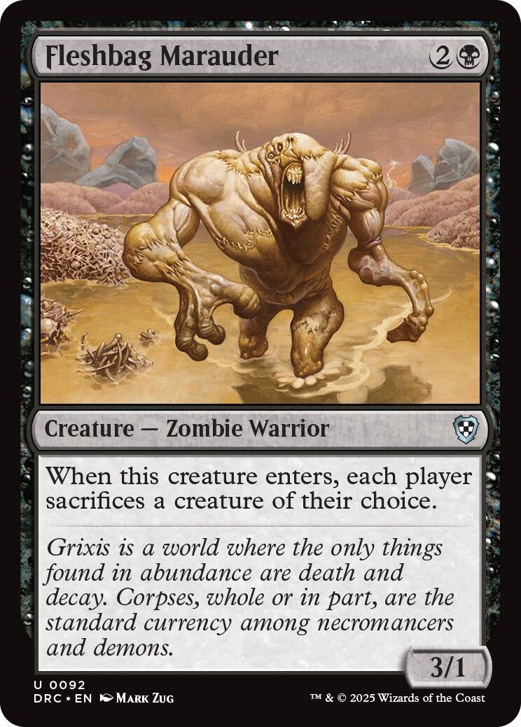 Image for Fleshbag Marauder (Commander: Aetherdrift) (92) - Magic: The Gathering