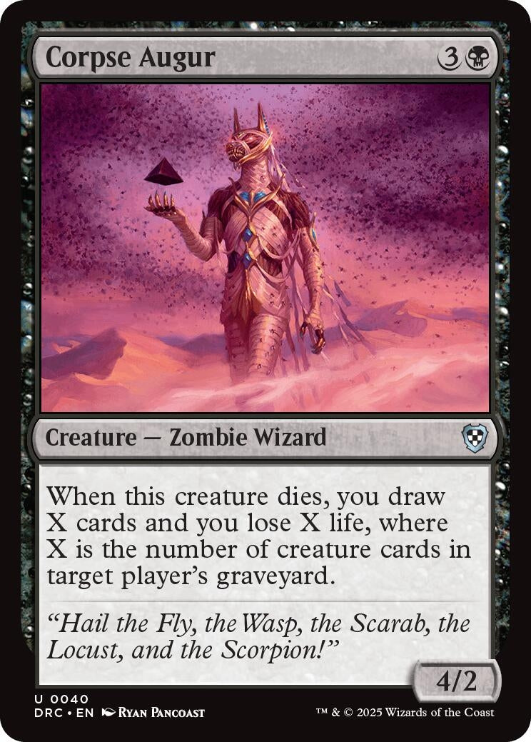 Image for Corpse Augur (Commander: Aetherdrift) (40) - Magic: The Gathering