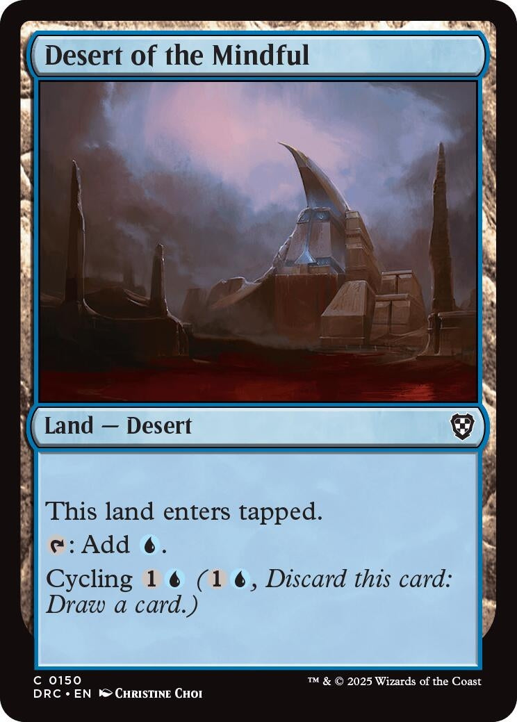 Image for Desert of the Mindful (Commander: Aetherdrift) (150) - Magic: The Gathering