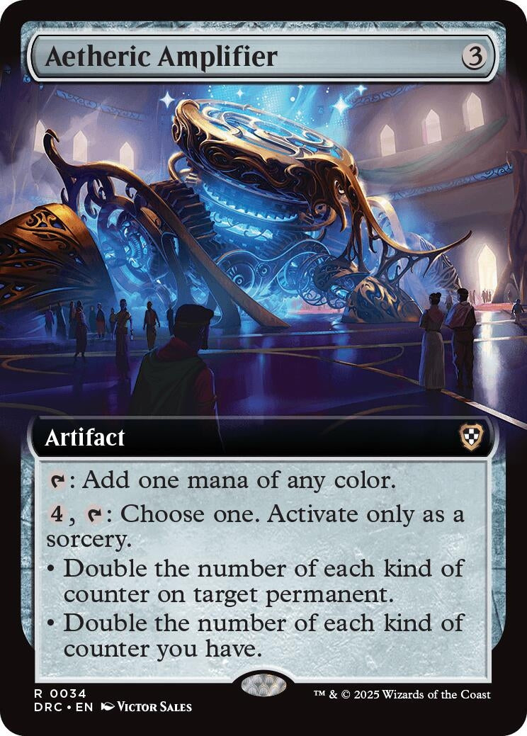 Image for Aetheric Amplifier (Extended Art) (Commander: Aetherdrift) (34) - Magic: The Gathering