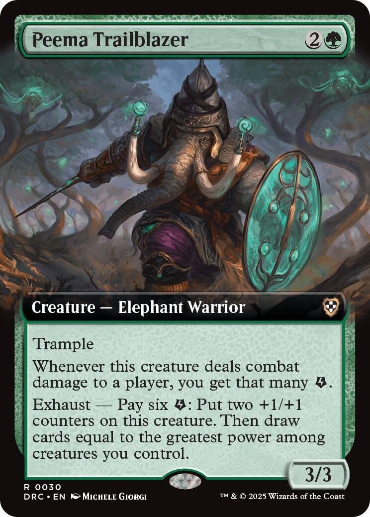 Image for Peema Trailblazer (Extended Art) (Commander: Aetherdrift) (30) - Magic: The Gathering