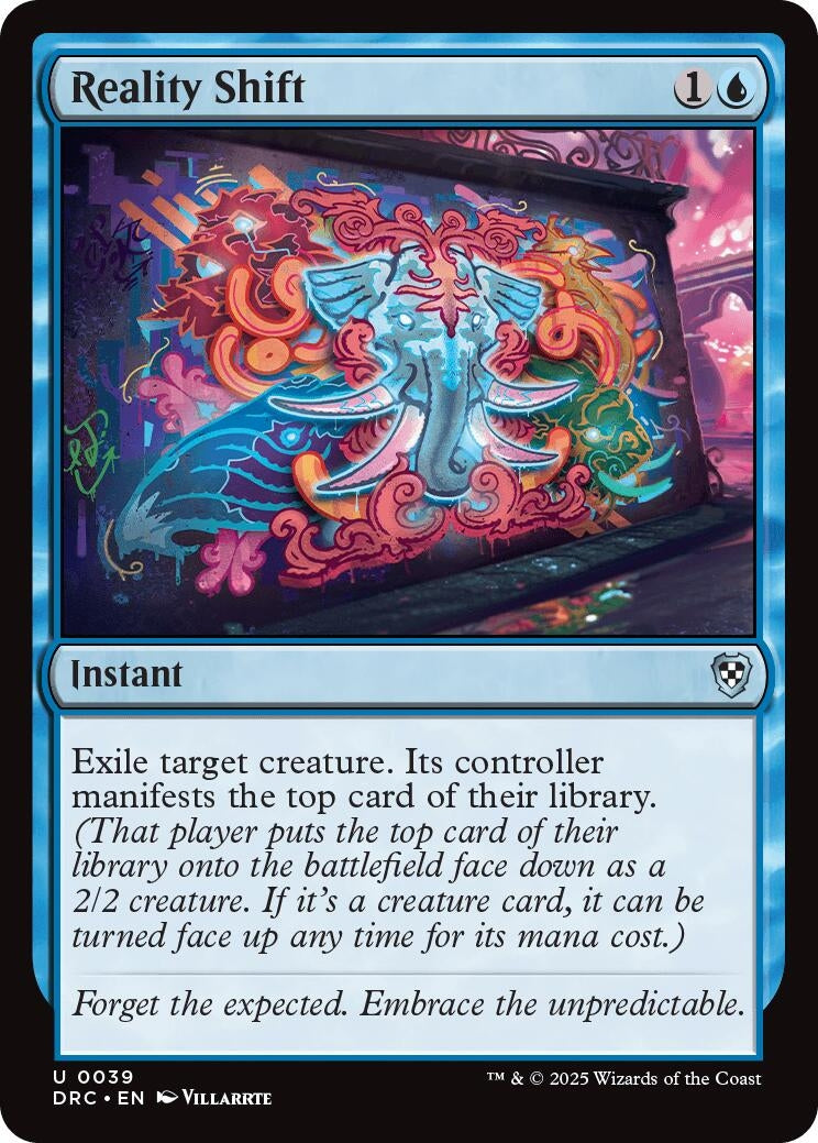 Image for Reality Shift (Commander: Aetherdrift) (39) - Magic: The Gathering