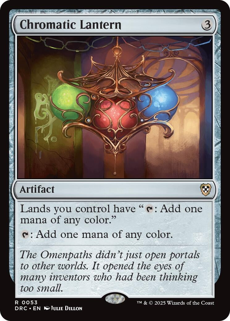 Image for Chromatic Lantern (Commander: Aetherdrift) (53) - Magic: The Gathering