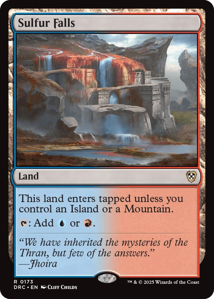 Image for Sulfur Falls (Commander: Aetherdrift) (173) - Magic: The Gathering