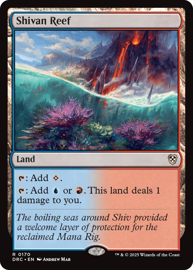 Image for Shivan Reef (Commander: Aetherdrift) (170) - Magic: The Gathering