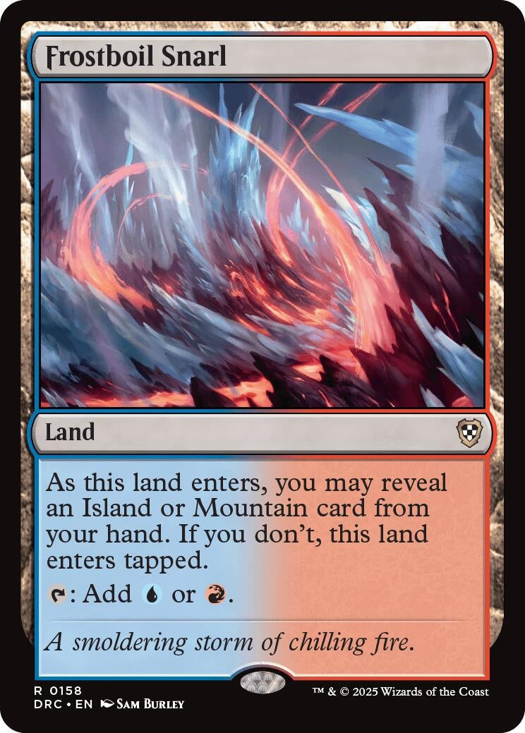 Image for Frostboil Snarl (Commander: Aetherdrift) (158) - Magic: The Gathering