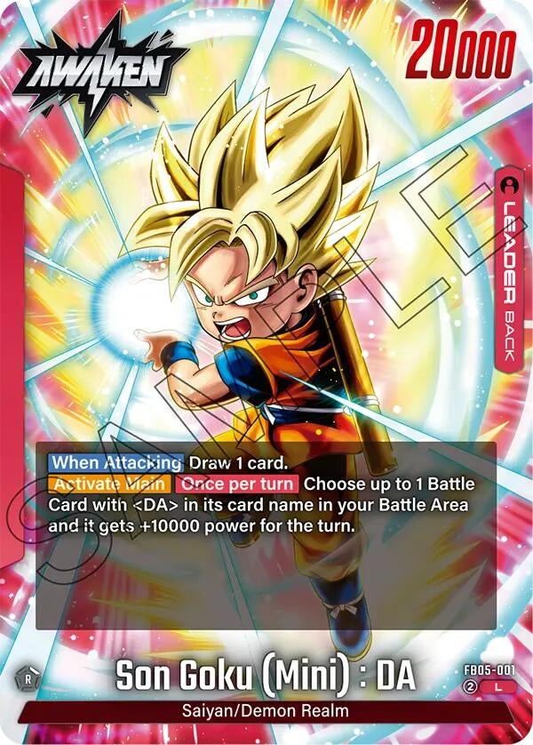Image for Son Goku (Mini) : DA (New Adventure) (FB05-001) - Dragon Ball Super: Fusion World
