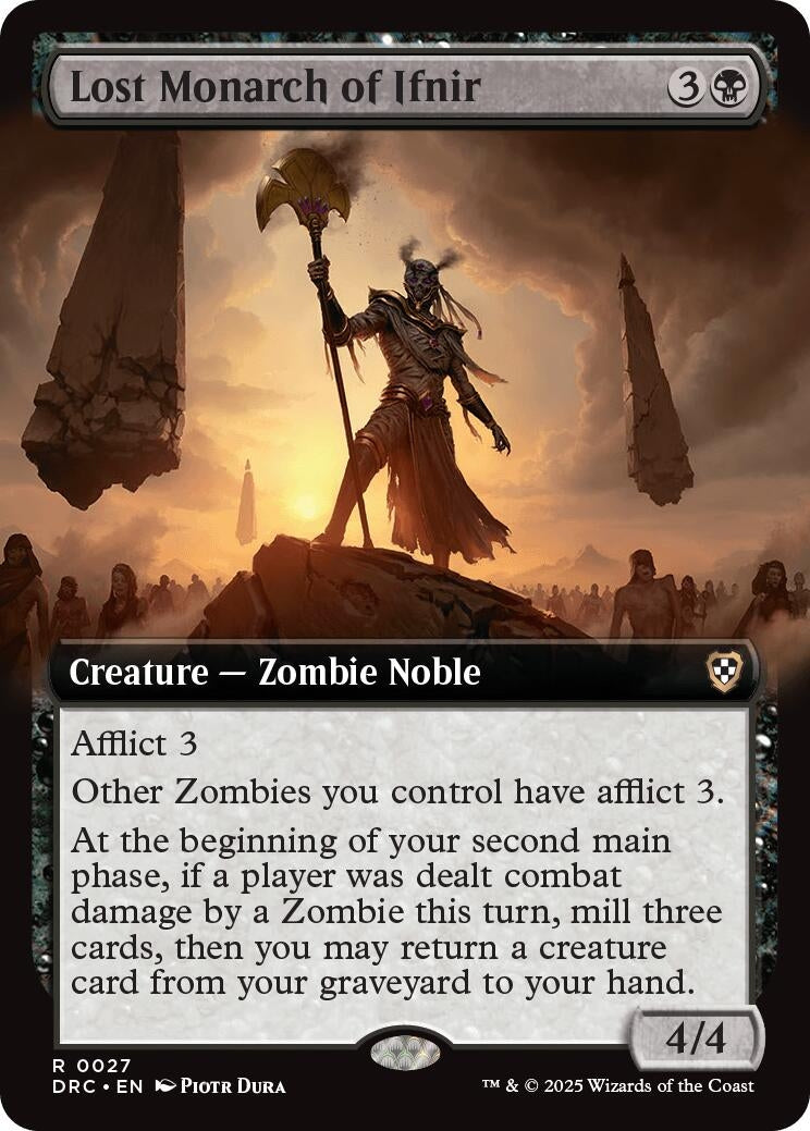 Image for Lost Monarch of Ifnir (Extended Art) (Commander: Aetherdrift) (27) - Magic: The Gathering