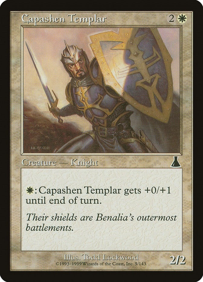 Image for Capashen Templar (Urza's Destiny) (5) - Magic: The Gathering