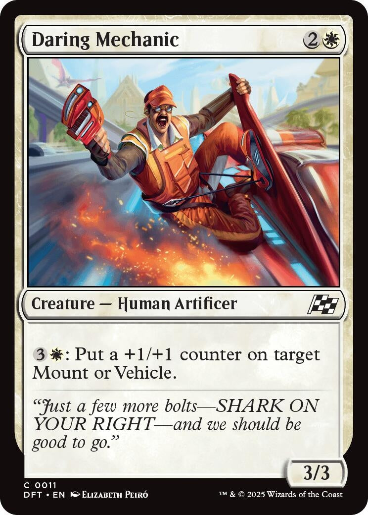 Image for Daring Mechanic (Aetherdrift) (11) - Magic: The Gathering
