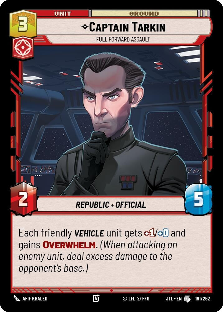 Image for Captain Tarkin - Full Forward Assault (Jump to Lightspeed) (161/262) - Star Wars: Unlimited