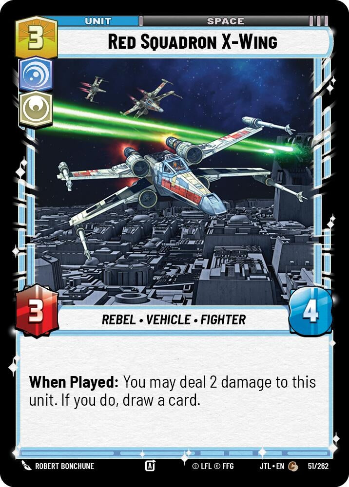 Image for Red Squadron X-Wing (Jump to Lightspeed) (051/262) - Star Wars: Unlimited
