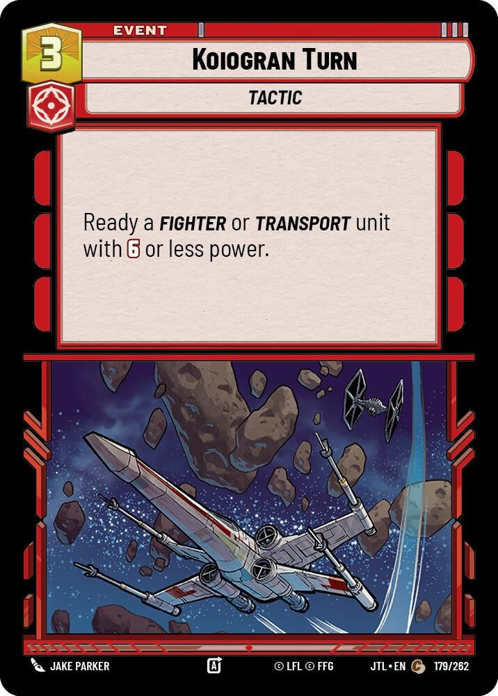Image for Koiogran Turn (Jump to Lightspeed) (179/262) - Star Wars: Unlimited
