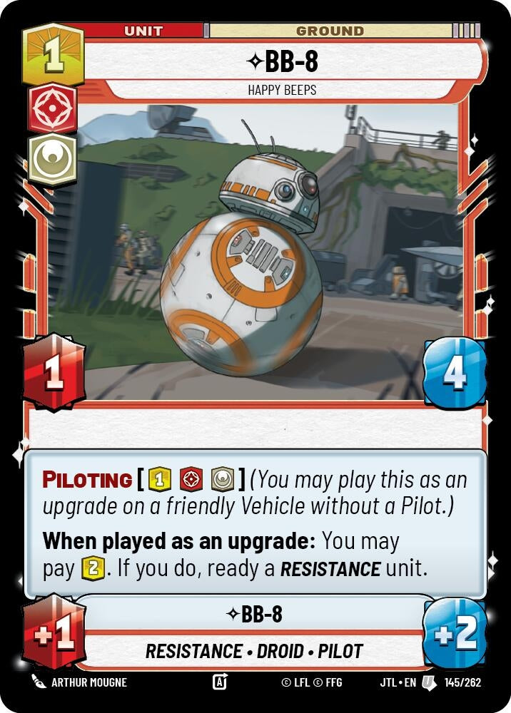 Image for BB-8 - Happy Beeps (Jump to Lightspeed) (145/262) - Star Wars: Unlimited