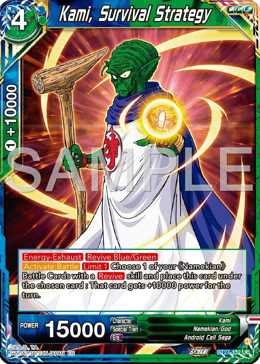 Image for Kami, Survival Strategy (History of Z) (BT27-132) - Dragon Ball Super: Masters