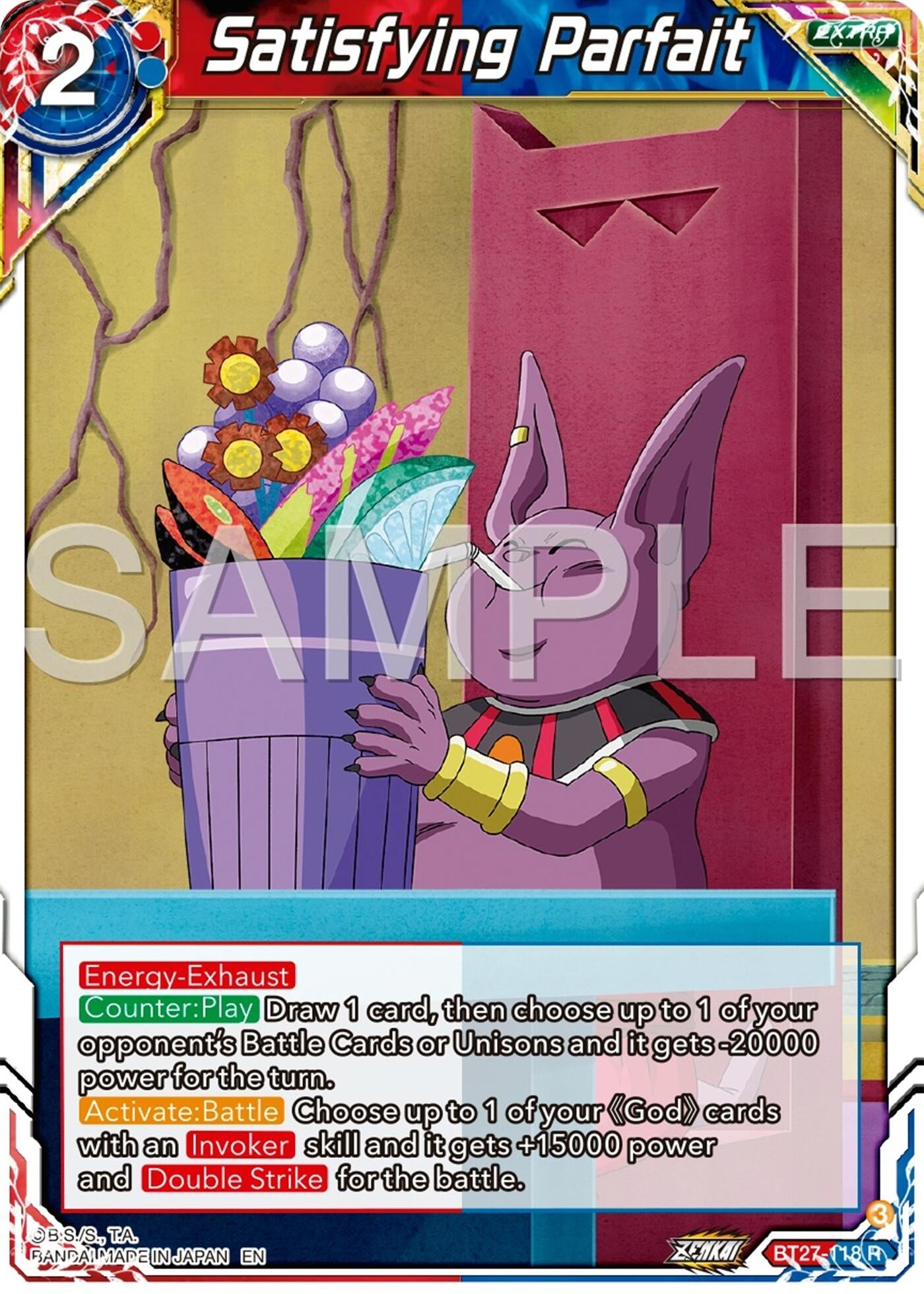 Image for Satisfying Parfait (History of Z) (BT27-118) - Dragon Ball Super: Masters
