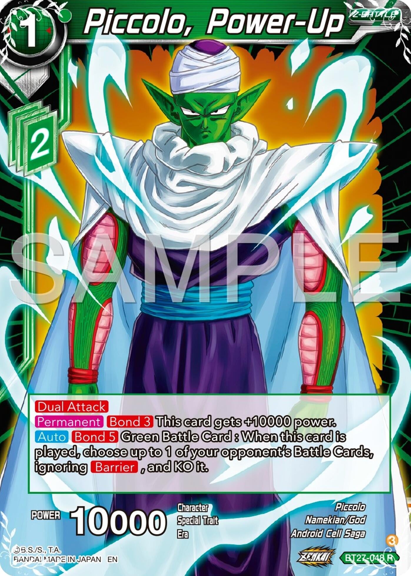 Image for Piccolo, Power-Up (History of Z) (BT27-048) - Dragon Ball Super: Masters