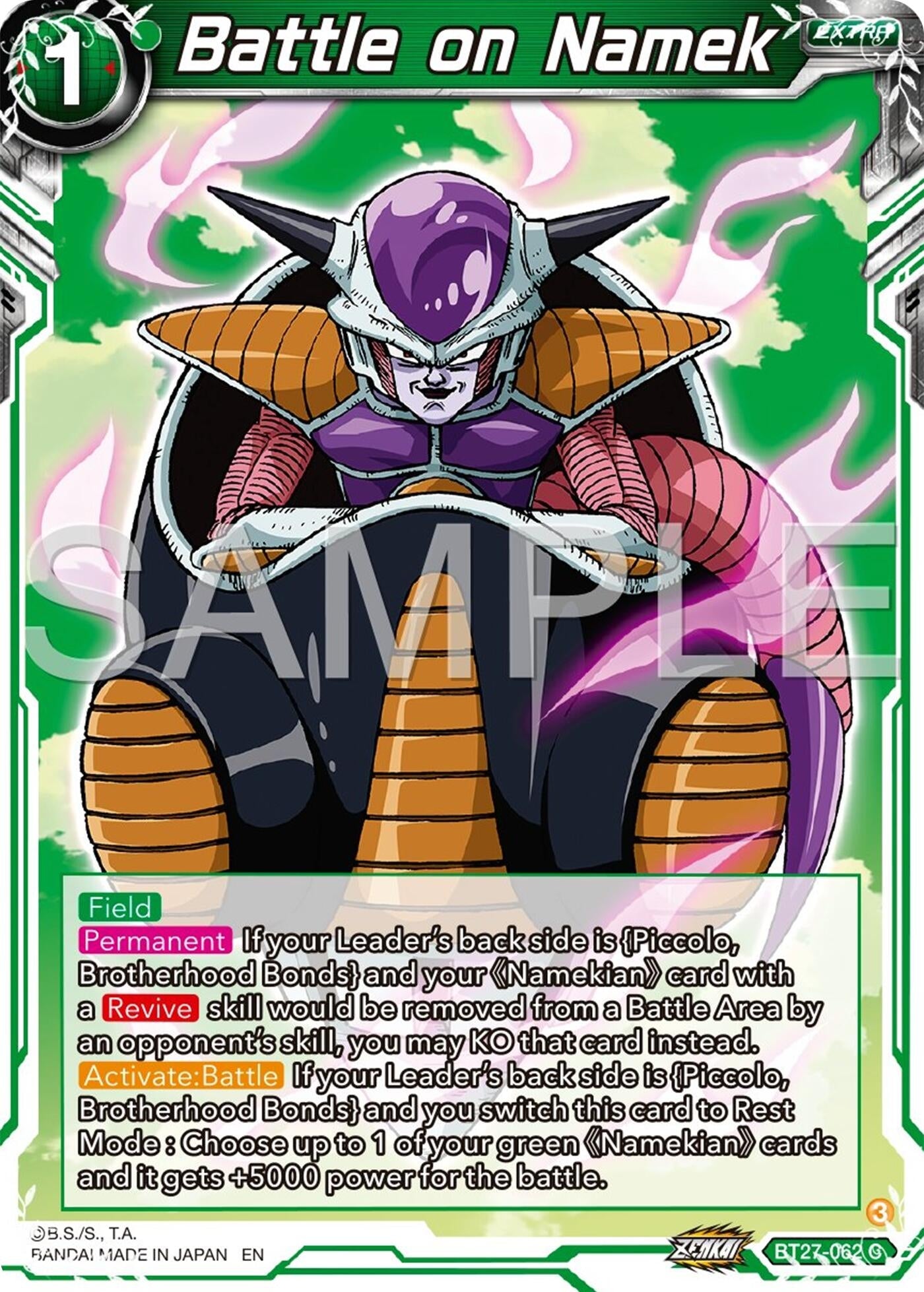 Image for Battle on Namek (History of Z) (BT27-062) - Dragon Ball Super: Masters