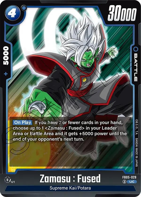 Image for Zamasu : Fused (New Adventure) (FB05-029) - Dragon Ball Super: Fusion World