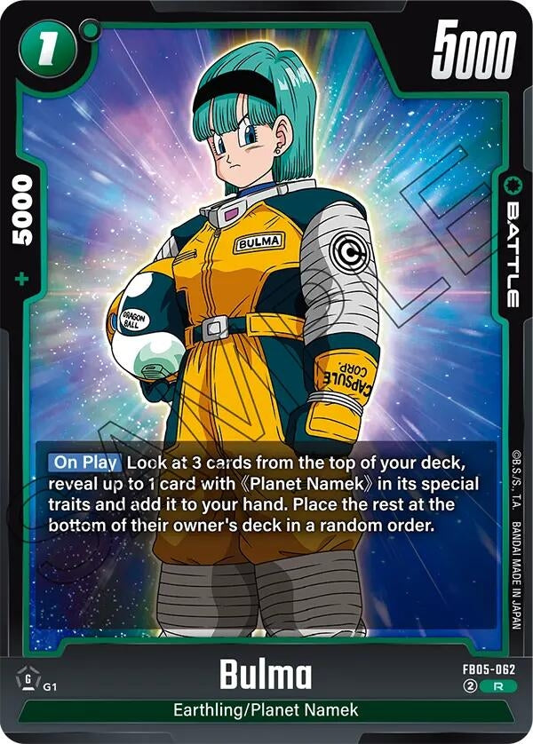 Image for Bulma - FB05-062 (New Adventure) (FB05-062) - Dragon Ball Super: Fusion World