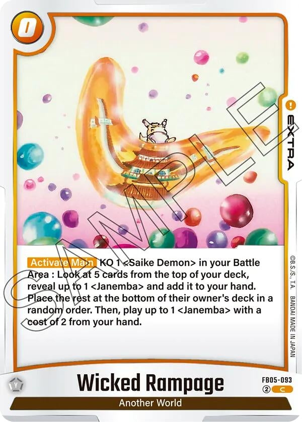 Image for Wicked Rampage (New Adventure) (FB05-093) - Dragon Ball Super: Fusion World