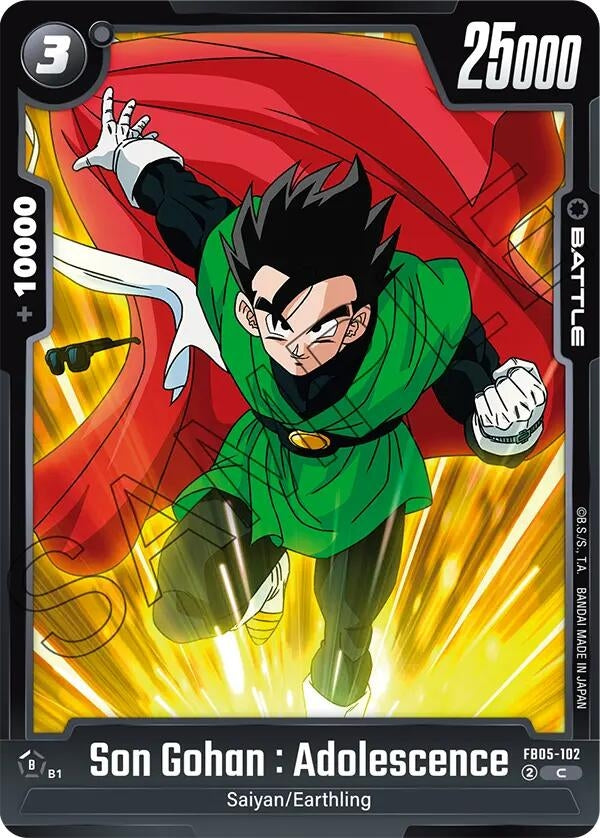 Image for Son Gohan : Adolescence - FB05-102 (New Adventure) (FB05-102) - Dragon Ball Super: Fusion World
