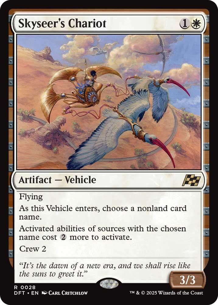 Image for Skyseer's Chariot (Aetherdrift) (28) - Magic: The Gathering