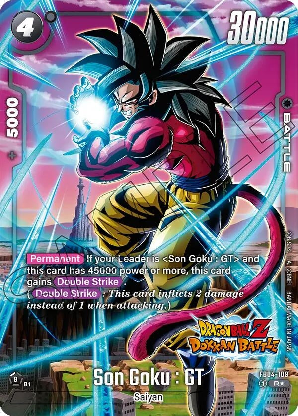 Image for Son Goku : GT (Dragon Ball Z Dokkan Battle Alternate Art) (Ultra Limit Alternate Art Reprints) (FB04-109) - Dragon Ball Super: Fusion World