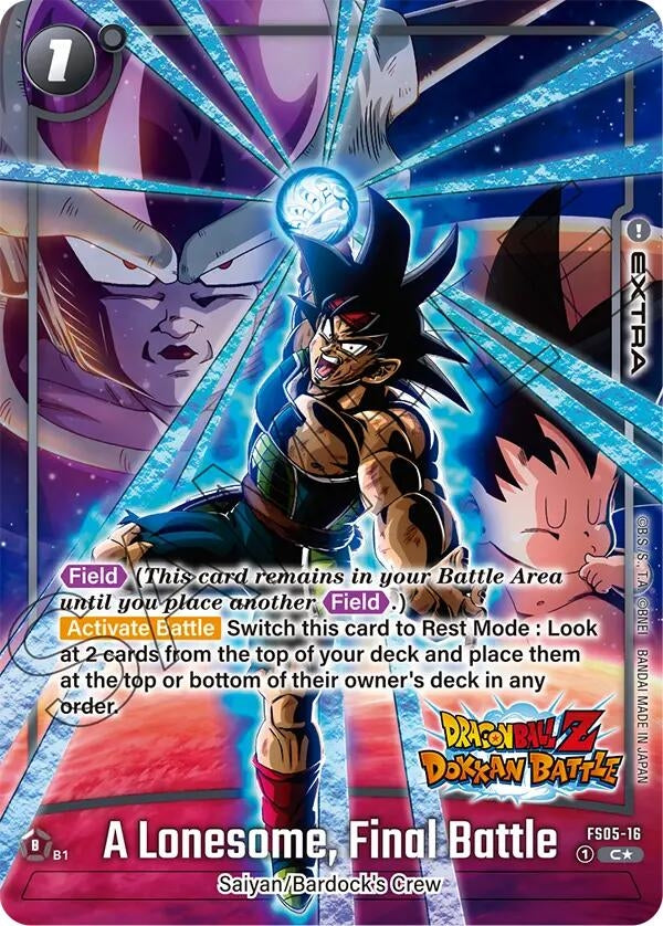 Image for A Lonesome, Final Battle (Dragon Ball Z Dokkan Battle Alternate Art) (Starter Deck 5: Bardock Alternate Art Reprints) (FS05-16) - Dragon Ball Super: Fusion World
