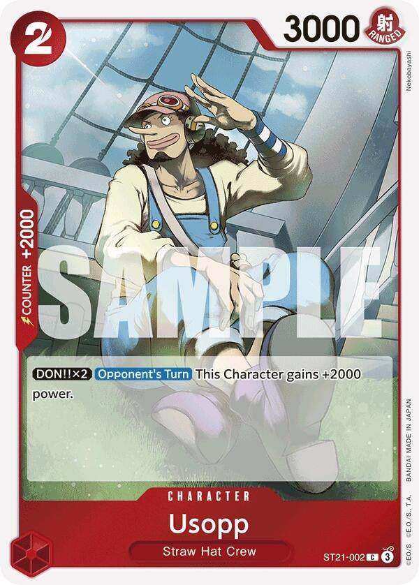 Image for Usopp (Starter Deck EX: Gear 5) (ST21-002) - One Piece Card Game