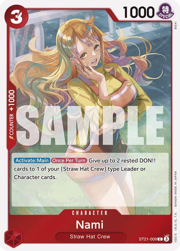 Image for Nami (Starter Deck EX: Gear 5) (ST21-009) - One Piece Card Game