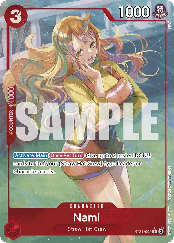 Image for Nami (Parallel) (Starter Deck EX: Gear 5) (ST21-009) - One Piece Card Game