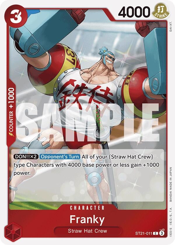 Image for Franky (Starter Deck EX: Gear 5) (ST21-011) - One Piece Card Game
