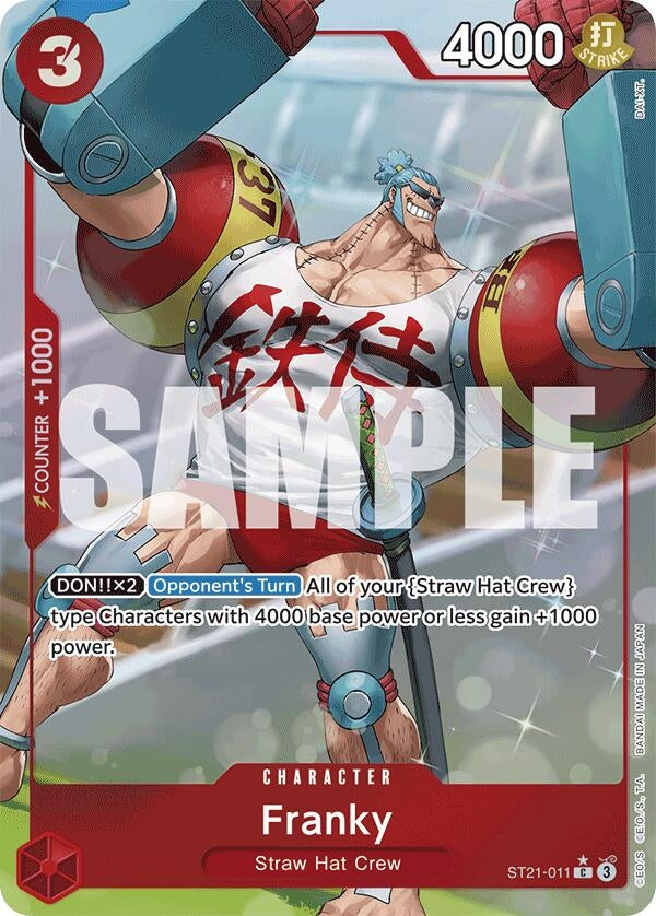 Image for Franky (Parallel) (Starter Deck EX: Gear 5) (ST21-011) - One Piece Card Game